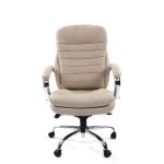 Кресло CH 795 натуральная кожа белая