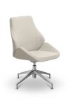 Кресло посетителя Мелоди HX4 экокожа премиум бежевая CN1123