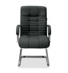 Кресло Атлант HSX натуральная кожа с компаньоном зеленая