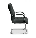 Кресло Атлант HSX натуральная кожа с компаньоном зеленая