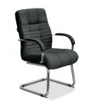 Кресло Атлант HSX натуральная кожа с компаньоном зеленая