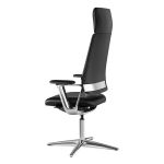 Кресло для посетителей Коннекс 2 | Connex2 с высокой спинкой на крестовине белая 1711