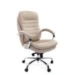 Кресло CH 795 натуральная кожа белая