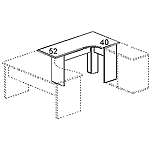 Приставка к столу Karstula, правая (к столам F0167) F0019