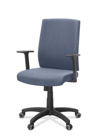 Кресло Alfa A/MK/T23 экокожа премиум синяя CN1128