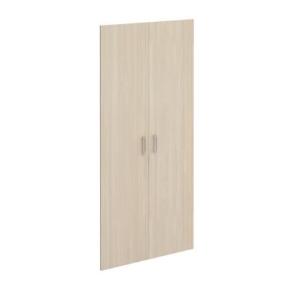 Дверь деревянная (комплект 2 шт.) без замка дуб шамони