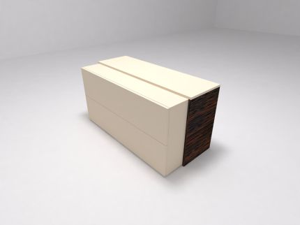 Боковина для блока с ящиками белый (меламин)