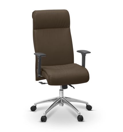 Кресло Dark 3D экокожа премиум коричневая CN1116