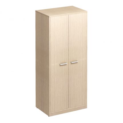 Шкаф высокий 2-дверный для одежды и белья дуб скандинавский