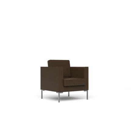 Кресло Malta экокожа премиум / коричневая CN1116