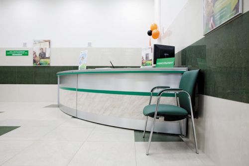 Мебель в офис для компании Сбербанк России