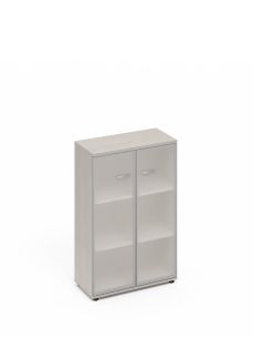 A4 шкаф средний со стеклом в алюминиевой рамке а4 9367 дш