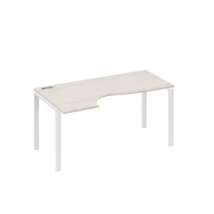 A4 стол эргономичный левый классика на металлокаркасе uno а4 б1 045 дш