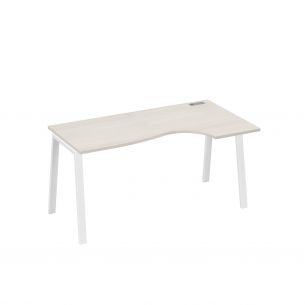 A4 стол эргономичный правый классика на металлокаркасе tre а4 б3 046 дш