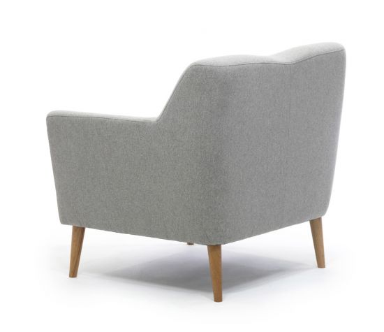 Кресло серая