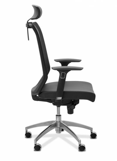 Кресло Аэро | Aero 3D h сетка/экокожа черная CN1114