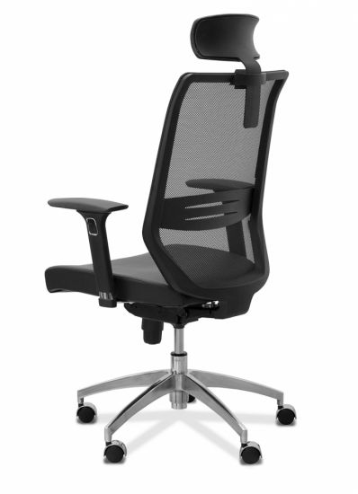 Кресло Аэро | Aero 3D h сетка/экокожа черная CN1114