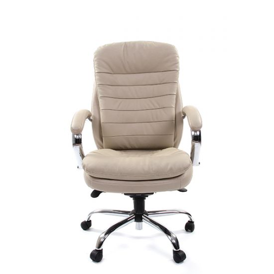 Кресло CH 795 натуральная кожа белая