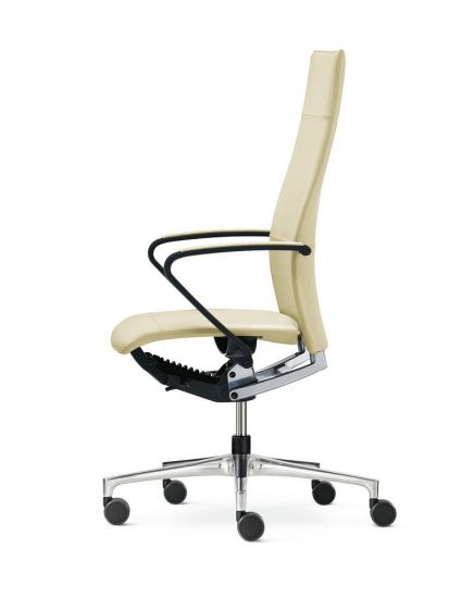 Кресло Сиелло | Ciello натуральная кожа белая 4807