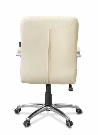 Кресло Атлант H MK G натуральная кожа с компаньоном черная