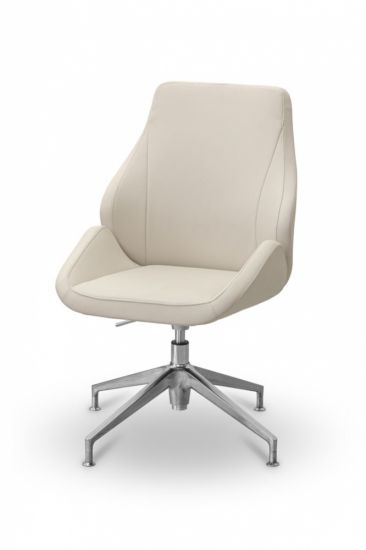Кресло посетителя Мелоди HX4 экокожа премиум бежевая CN1123