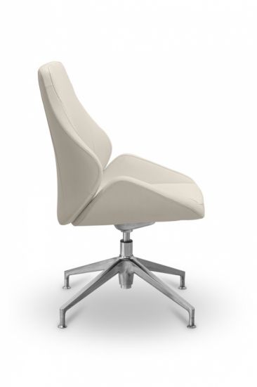 Кресло посетителя Мелоди HX4 экокожа премиум бежевая CN1123