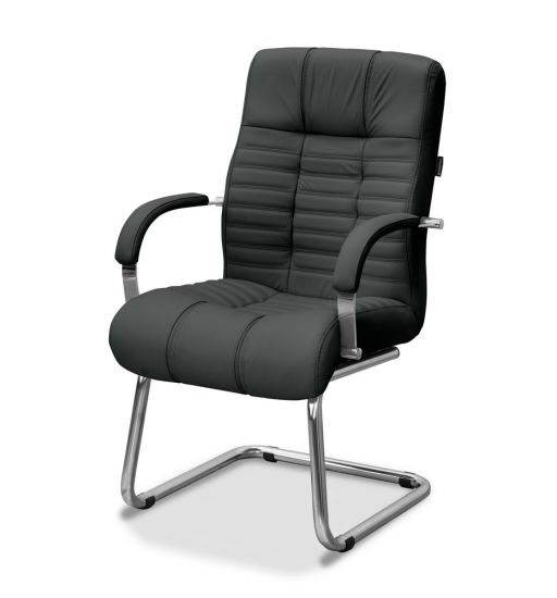 Кресло Атлант HSX натуральная кожа с компаньоном зеленая