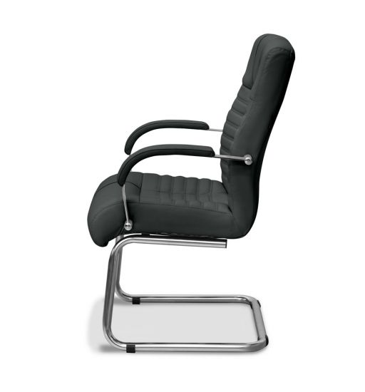 Кресло Атлант HSX натуральная кожа с компаньоном зеленая