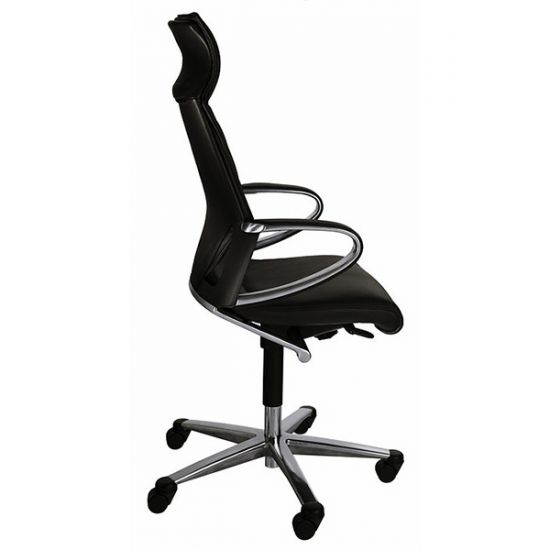 Кресло Модус | Modus высокое с подголовником черная