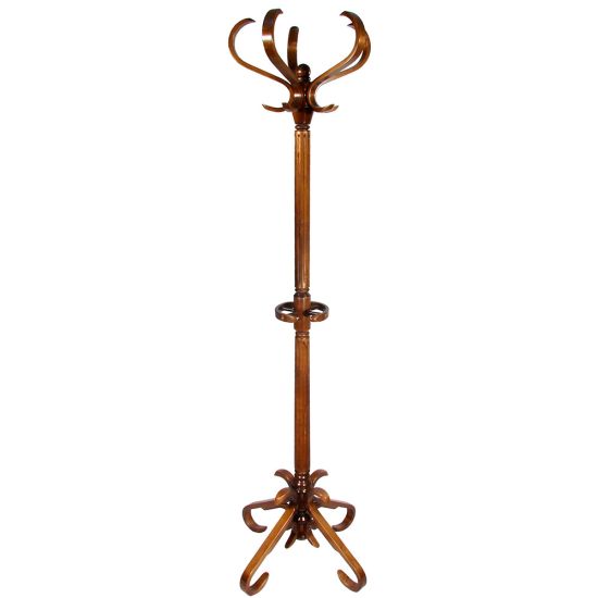 Вешалка напольная В-10Н темно-коричневый