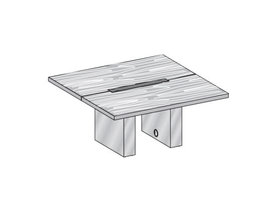 Стол для переговоров орех каналетто