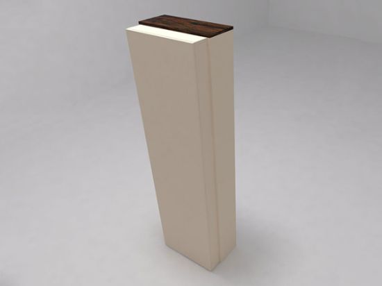 Декоративный топ для шкафа тик (шпон)