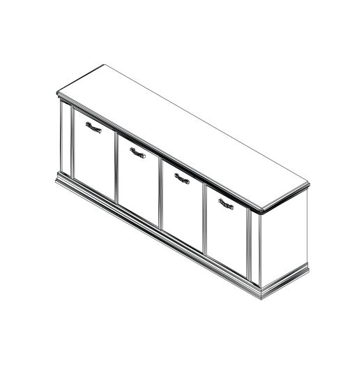 Греденция венге цаво