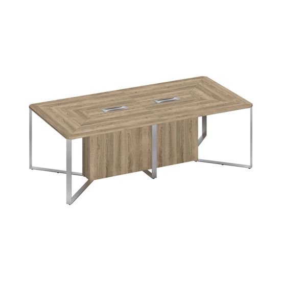 Стол для переговоров составной 2-секционный дуб гладстоун светлый / дуб гладстоун светлый / дуб гладстоун светлый