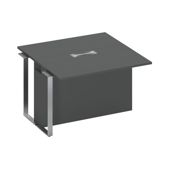 Секция стола для переговоров промежуточная антрацит премиум / антрацит премиум / антрацит премиум