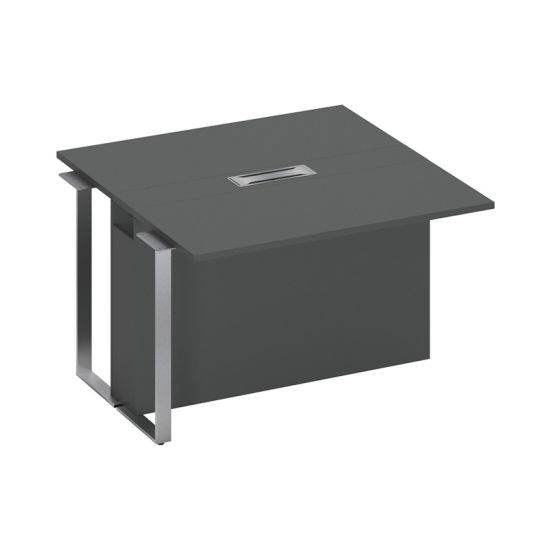 Секция стола для переговоров промежуточная антрацит премиум / антрацит премиум / антрацит премиум
