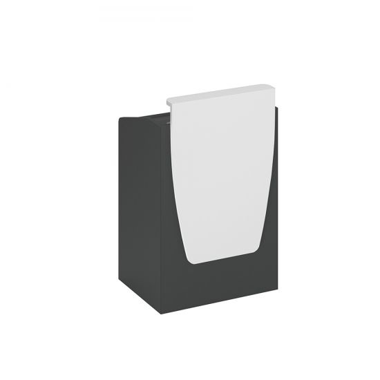 Трибуна антрацит премиум (основание)/ белый премиум (надстройка)