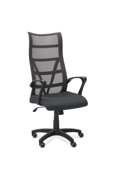 Кресло Топ сетка/ткань TW серая B50/ серая TW50