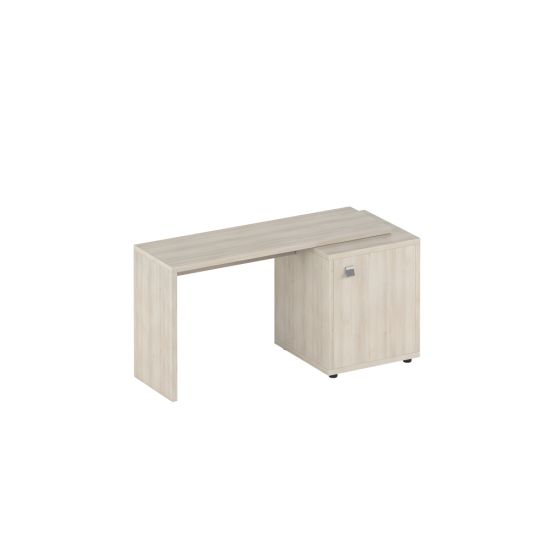 Стол туалетный консоль с тумбой под холодильник дуб шамони