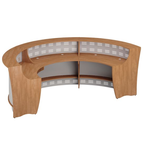 Вариант компоновки N 1 (Три модуля 60 грд.,изогнутых наружу) ольха европейская