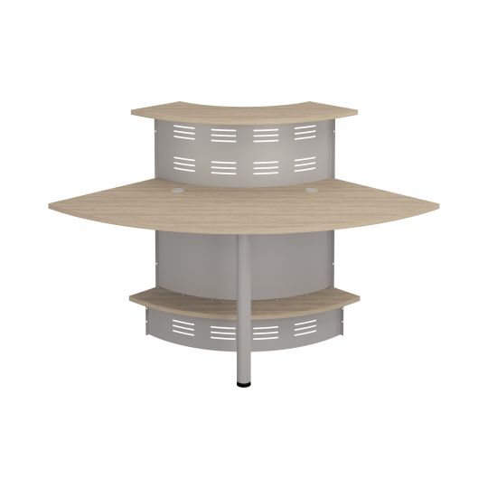 Модуль ресепшен 90 градусов угловой вяз светлый