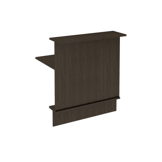 Модуль ресепшен прямой венге темный