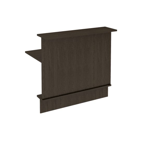 Модуль ресепшен прямой венге темный