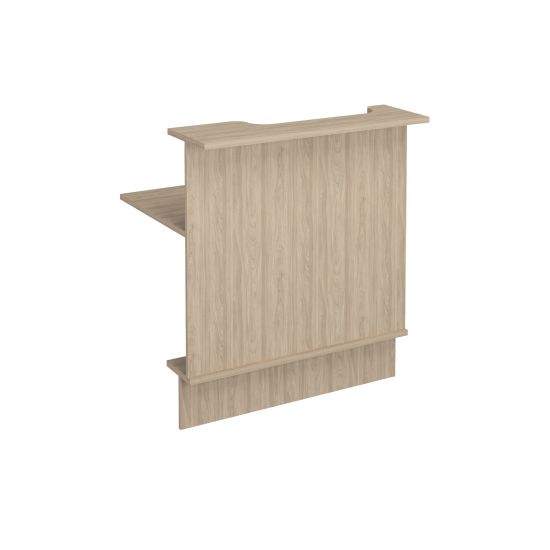 Модуль прямой с вырезом левый вяз светлый