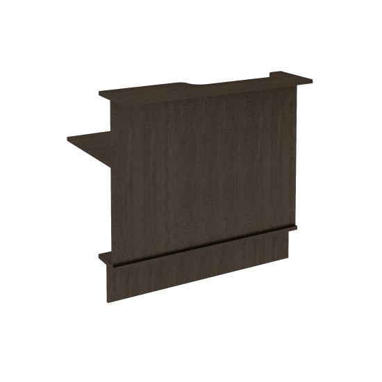 Модуль прямой с вырезом левый венге темный