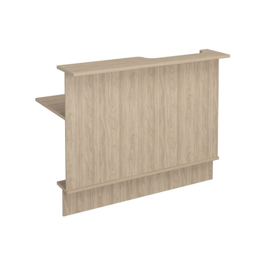 Модуль прямой с вырезом левый вяз светлый