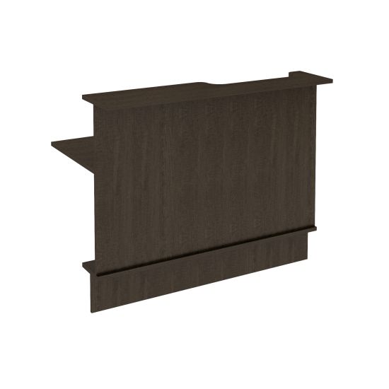 Модуль прямой с вырезом левый венге темный