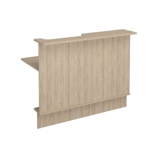 Модуль прямой с вырезом правый вяз светлый