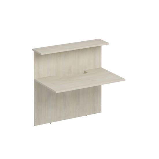 Модуль ресепшен прямой с вырезом без опор дуб шамони