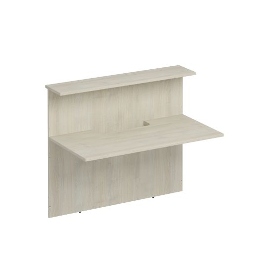 Модуль ресепшен прямой с вырезом без опор дуб шамони